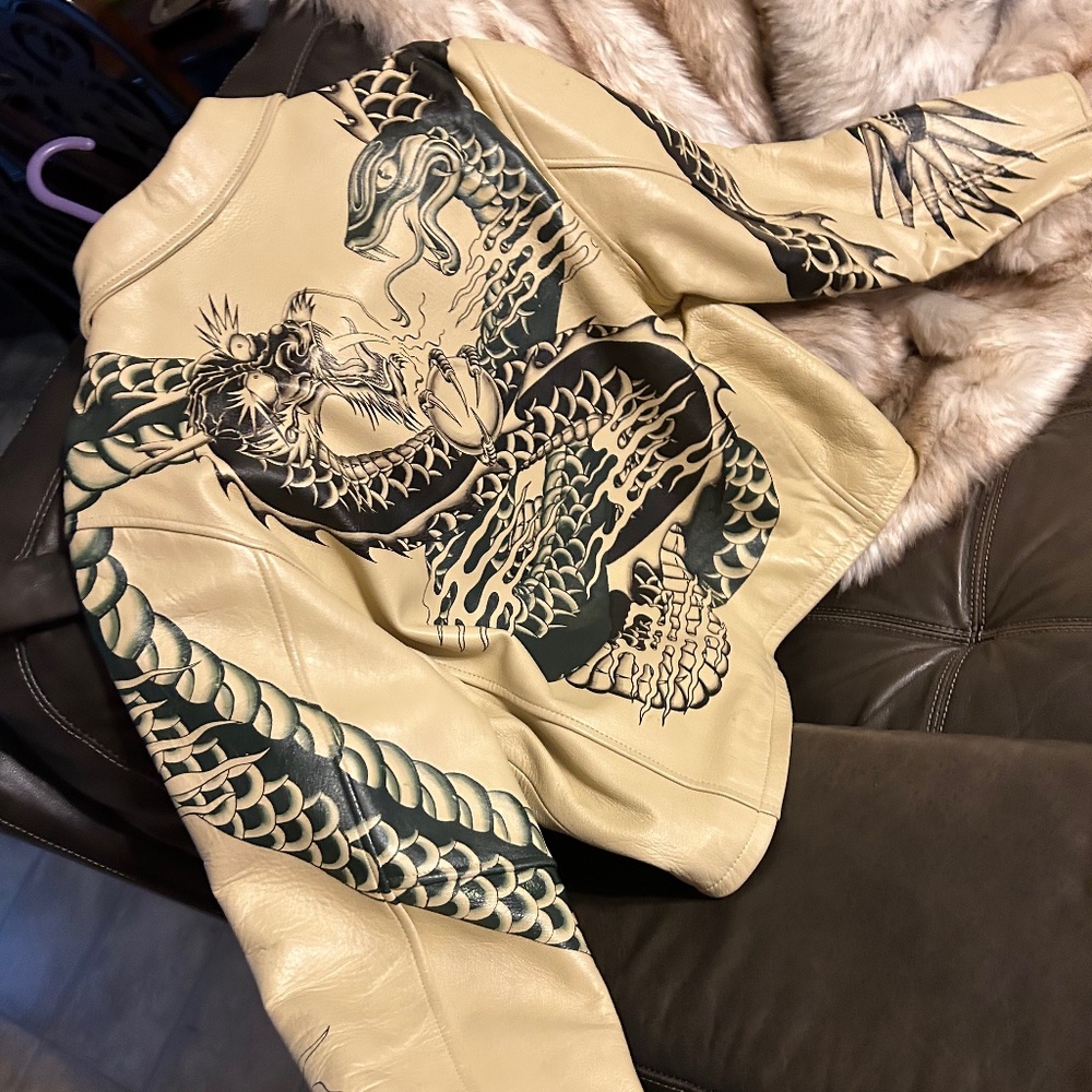 Unisex Vintage Original hand painted Avirex